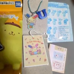 ウサハナ2点セット　アクリルキーホルダー