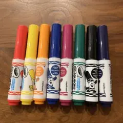 Crayolaクレヨラ　水で落とせる8色マーカーセット　pip squeaks