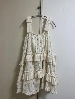 merry jenny floralフレアミニワンピース