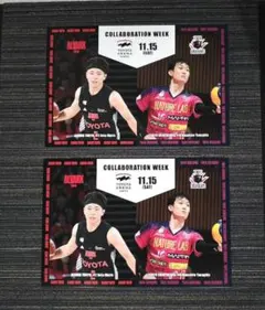 ❤【限定】東京グレートベアーズ×アルバルク東京 コラボ ポストカード 2セット