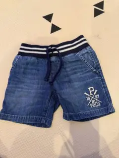 ポロラルフローレン　ハーフパンツ　半ズボン　デニム　3T