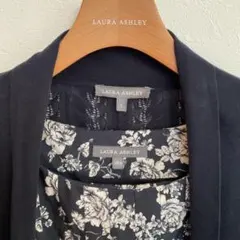 ローラアシュレイ♡華やかワンピース&カーディガン2点セット♡ 13号&Ｌサイズ