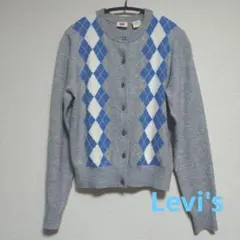 Levi's　カーディガン　アーガイル　レディースXS/S 未使用品のサムネイル
