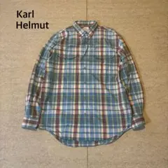 Karl Helmut カールヘルム チェック柄 長袖シャツ BDシャツ