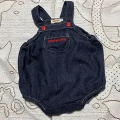 美品☆ミキハウス☆デニムダルマオール☆70 ー８０