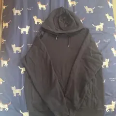 UNIQLOブラック フード付きパーカーXL