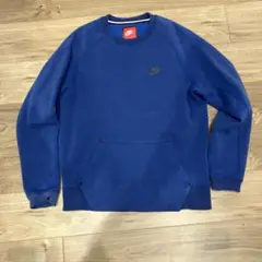 【一部破損】Nike 青 M テックフリース　トレーナー