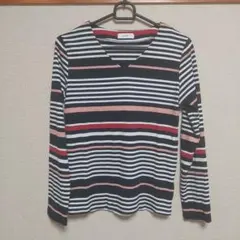 GLORY ボーダー 長袖カットソー Mサイズ