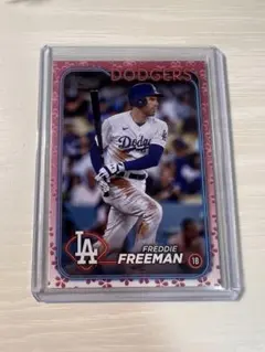 Freddie Freeman 桜パラレル　topps japan ドジャース