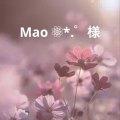 Mao ❁⃘*.゜様