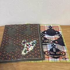 ヴィヴィアンウエストウッド☆ハンカチ&タオルハンカチ　オーブ刺繍