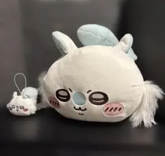 【新品未使用】ちいかわ ねそべりマスコット・ぬいぐるみ モモンガ2種セット
