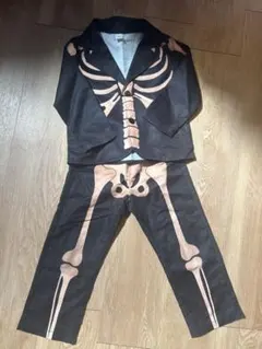 ハロウィン　スケルトン　コスプレ