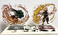 【鬼滅の刃】ヒノカミ血風譚 アニメイト特典 アクスタ　竈門炭治郎＆煉獄杏寿郎