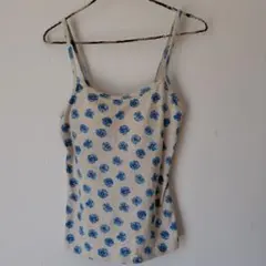 ユニクロ　綿素材　ブラトップキャミソール