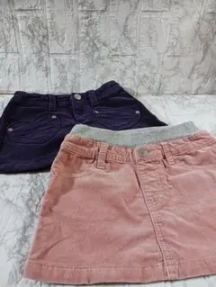 女の子/キッズ/スカート/2枚組/120㎝