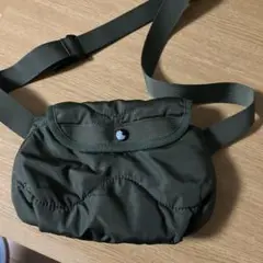 Quilting Military One-mile Mini Bag グリーン