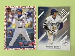 大谷翔平 Topps 2枚セット MLB トレーディングカード