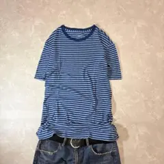 16s GAP border s/s tee y2k grunge faded