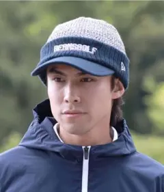 ビームスゴルフ　ニットバイザー　ニット帽　帽子