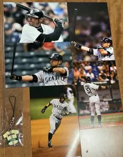 シアトルマリナーズ イチロー　ハガキとストラップ