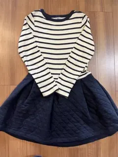 さくらんぼーや様 PETIT BATEAU 長袖ワンピース 8ans/128cm