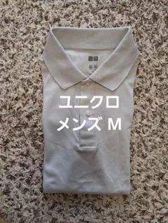 UNIQLO ライトグレー エアリズム ポロシャツ Mサイズ