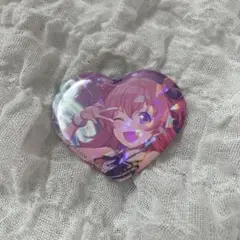 プロセカ 桃井愛莉 ハート型缶バッジ