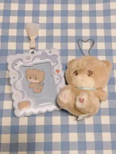 mikko リルアラモード カードホルダー ラテ ぬいぐるみキーホルダー ガチャのサムネイル
