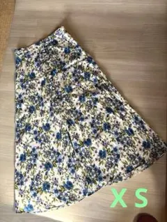 zarawman 花柄ロングスカート Aライン size USA XS
