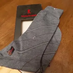 Roberta di Camerino グレー ストライプ ソックス