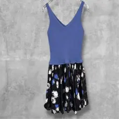 スナイデル Snidel ニットドッキングワンピース ワンピース　異素材