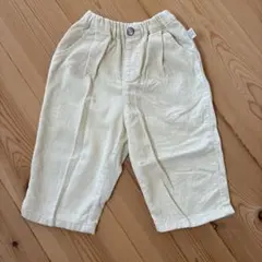 ベビー服 ベビー用品 ベビーボトム コーデュロイ アイボリー テータテート