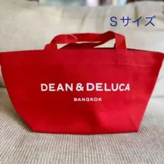 【新品未使用】DEAN & DELUCAトートバッグ　人気色のレッドのSサイズ