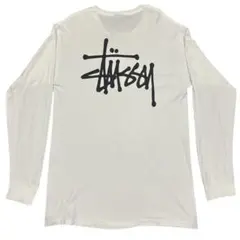 90s OLD STUSSY USA製 ドラゴン ロンT 白 L - メルカリ