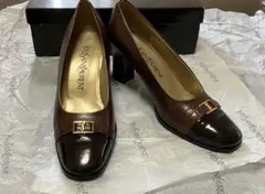 Yves Saint Laurent キャップトゥパンプス ヒール 箱付きのサムネイル