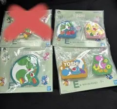一番くじ スーパーマリオ with YOSHI E賞 ラバーコレクション 3点