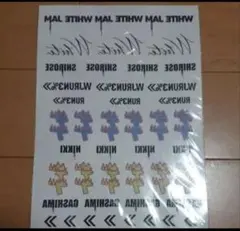 残りわずか‼️ WHITE JAM タトゥーシール レア SHIROSE シロセ