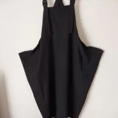 お値下げ❗melange ブラック ノースリーブオーバーオール