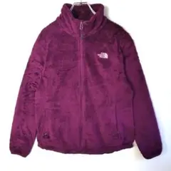 ノースフェイスthe north faceボアジャケット紫ロゴ刺繍ヴィンテージ