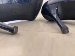 値下げしました！ DIANA ネイビー クロコダイル型押し パンプス