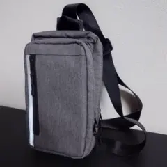 ボディバッグ グレー ワンショルダーバッグ
