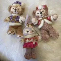 ダッフィー・シェリーメイ・ジェラトーニ ぬいぐるみセット