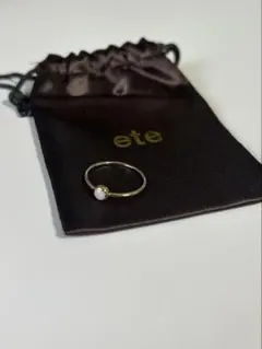 美品✨エテ リング 指輪 K10 オパール ダイヤ 0.01ct 11号 ete - メルカリ