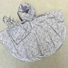 バースデイ　コノコ　レインポンチョ　レインコート 80 90 100 小花柄