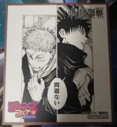 ▲ジャンプフェア in アニメイト2025 ミニ色紙 呪術廻戦