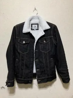 デニムジャケット ブラック 冬物