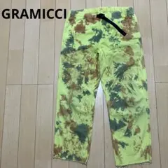 GRAMICCI グラミチ　パンツ　総柄　黄緑　Sサイズ