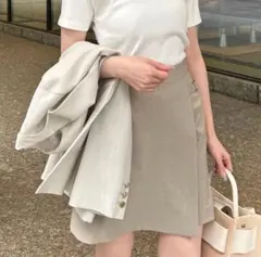 fray i.d ウエストバックルミニスカート