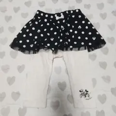 ベビー Disney ディズニーミニーちゃんスカート付きレギンスパンツ80サイズ